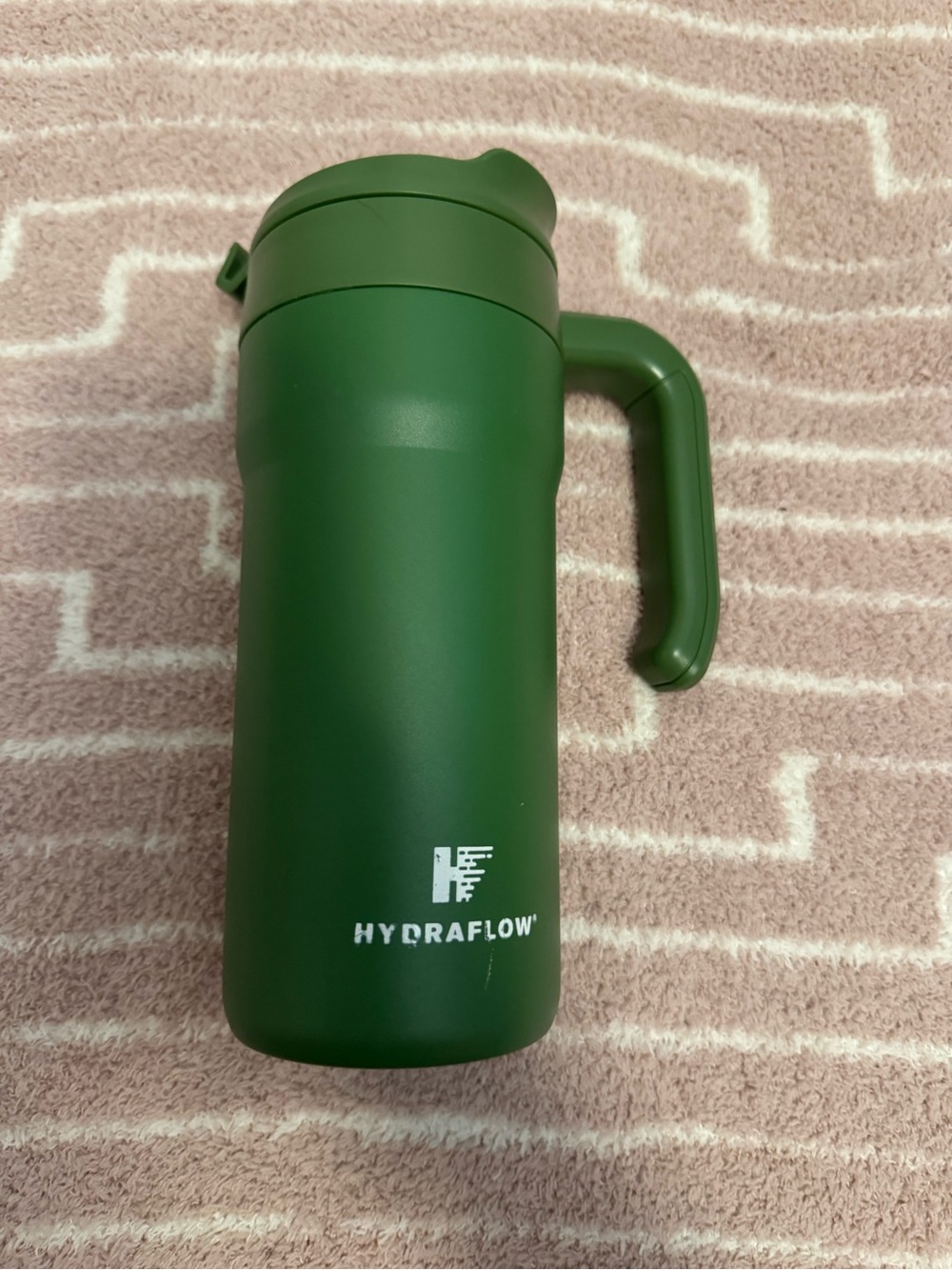 HYDRAFLOW Vista 22oz Insulated Stainless Steel Travel Mug with Handle